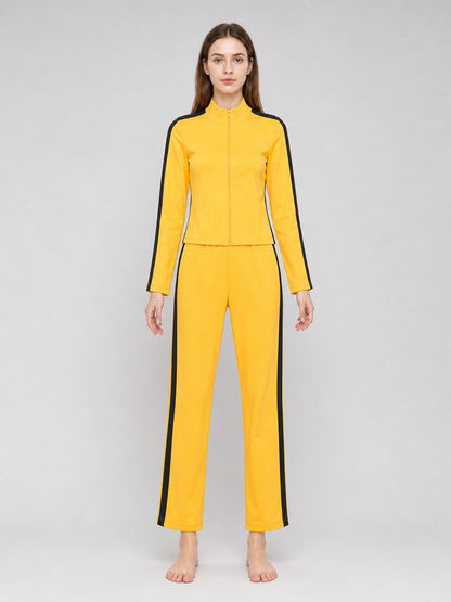Yellow-and-Black Cosplay Tracksuit