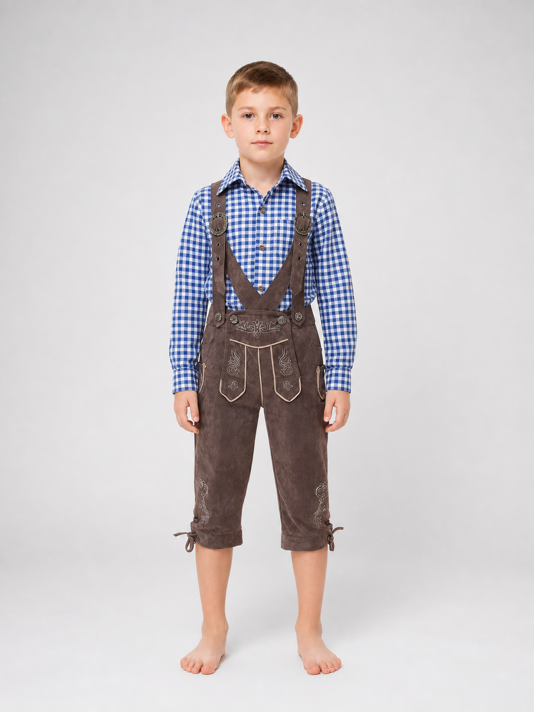 Oktoberfest Costume: Plaid Shirt and Pants
