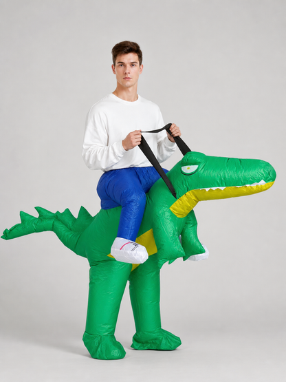 Inflatable crocodile costume for Halloween and parties