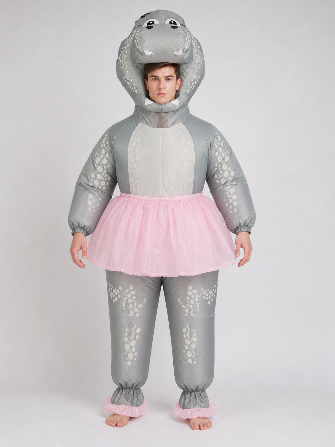 Hippo Costume with Pink Tutu