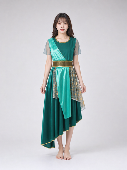 Medusa Costume: Dress with Headpiece for Halloween