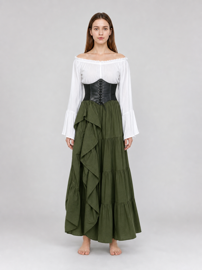 Renaissance Corset Dress for Themed Parties front view