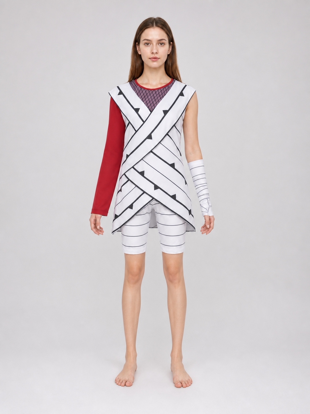 Yuhi Kurenai Cosplay Costume with Shorts and Accessories