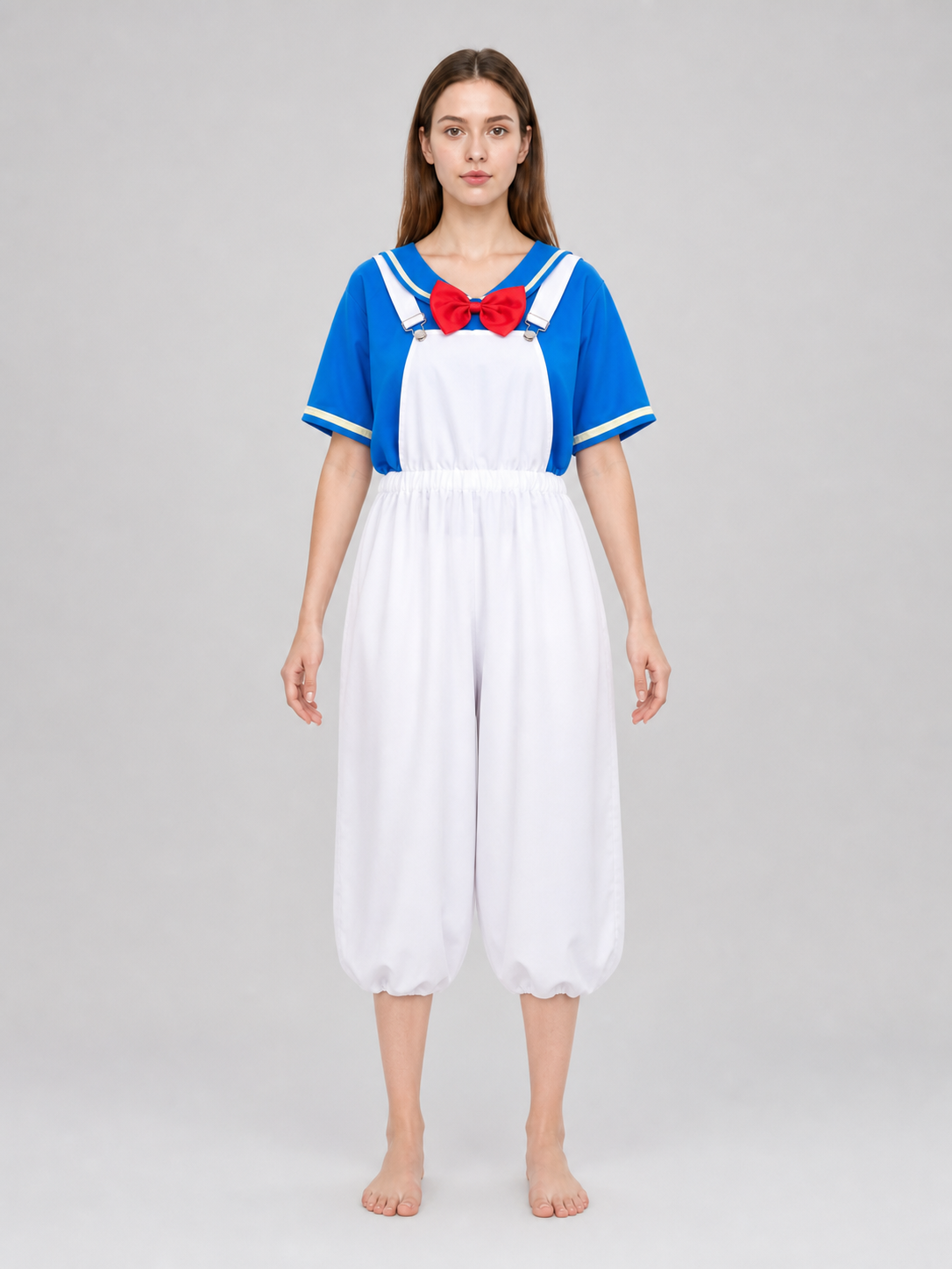 Blue and White Cosplay Costume