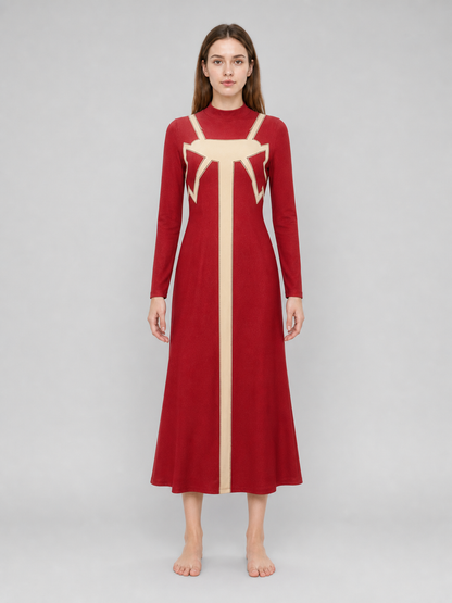 Madame Web Cosplay Costume: Red Dress