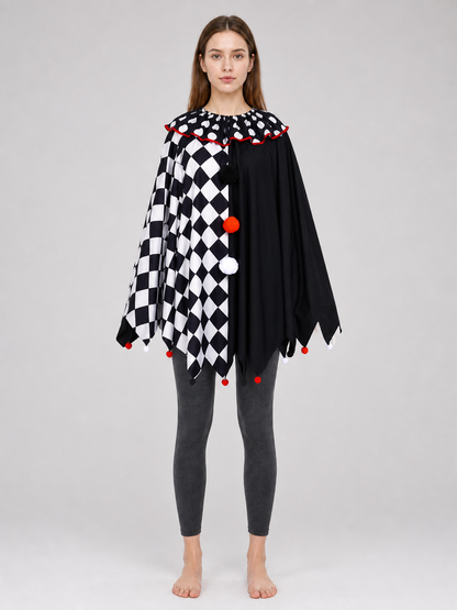 Clown Cape for a Carnival Costume