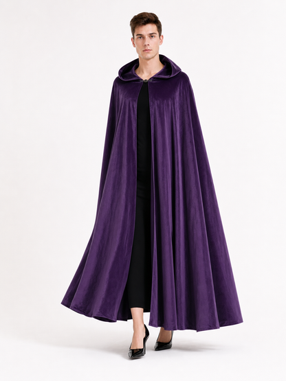 Purple Carnival Cloak with Hood