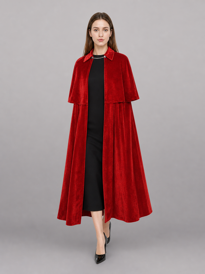 Red vampire costume cape for cosplay