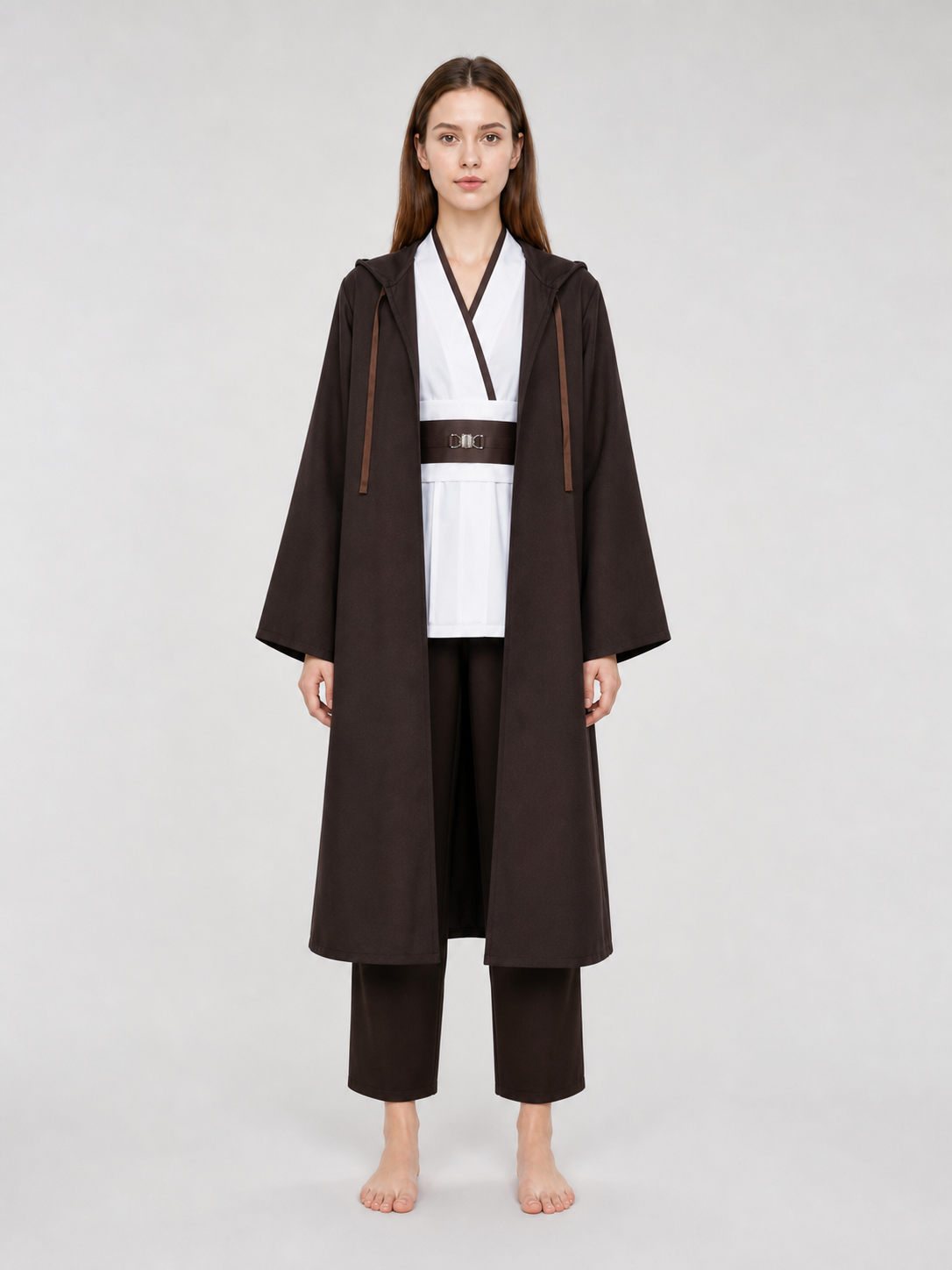 Obi-Wan Cosplay Costume: Cloak, Tunic, Pants