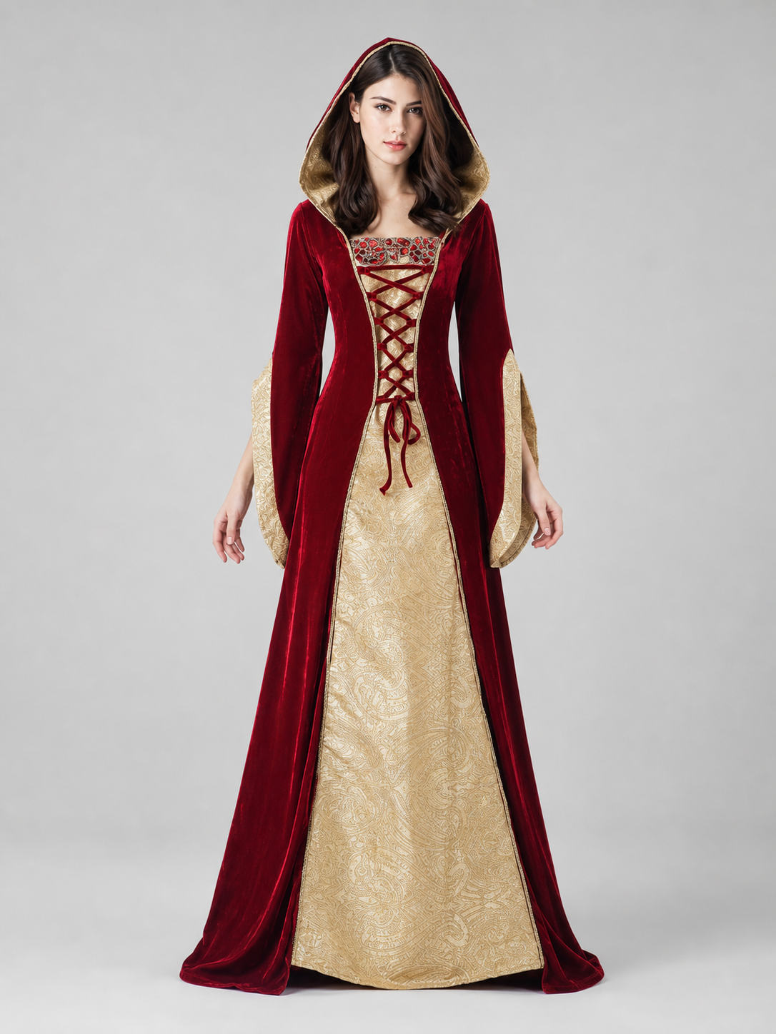 Hooded Cosplay Costume Dress