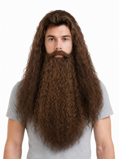 Wizard Costume Wig and Beard