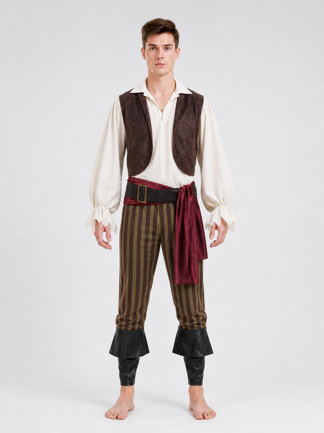 Pirate Costume for Cosplay, Carnival, and Stage