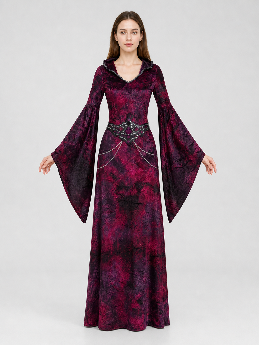 Gothic Hooded Costume Dress