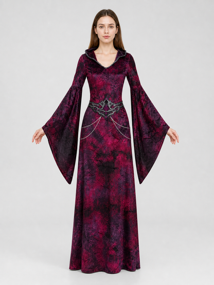 Gothic Hooded Costume Dress