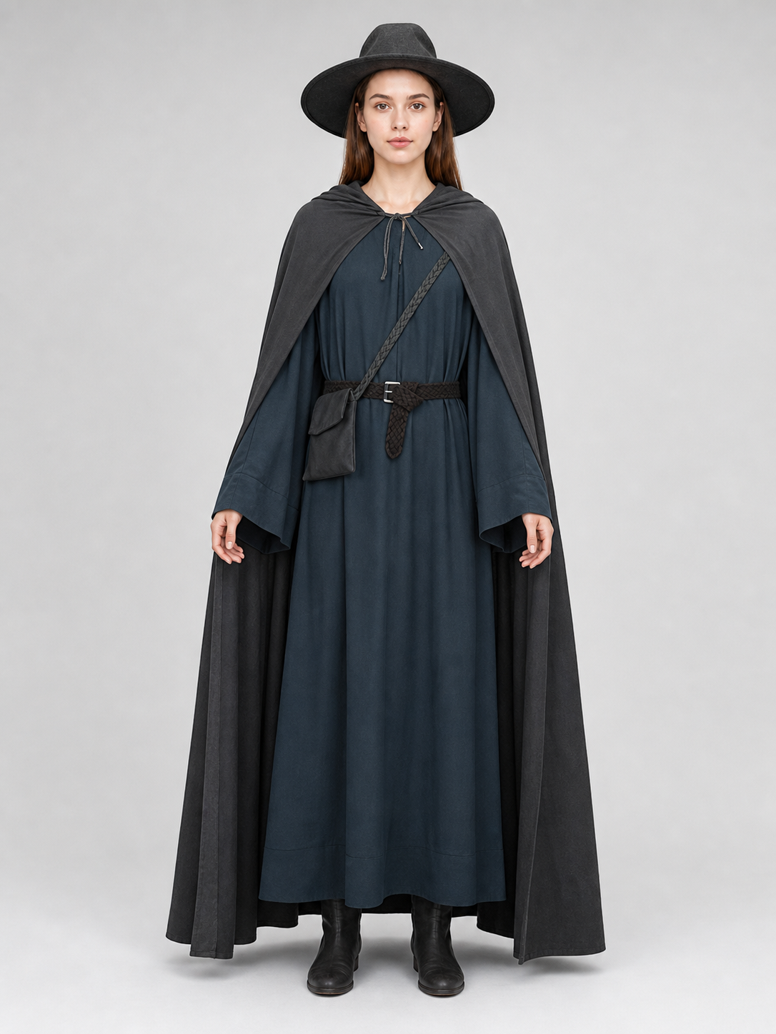 Gandalf Cosplay Costume: Robe, Cloak, and Hat