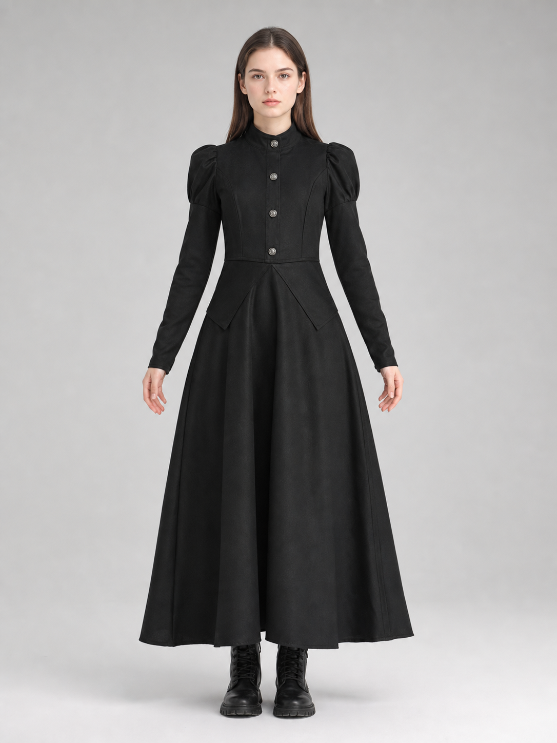 Cosplay Costume: Black Dress and Pointed Hat