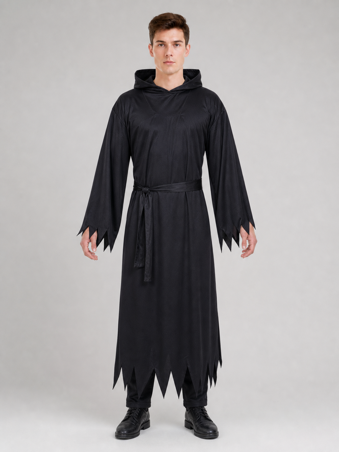Black Hooded Ghost Halloween Costume