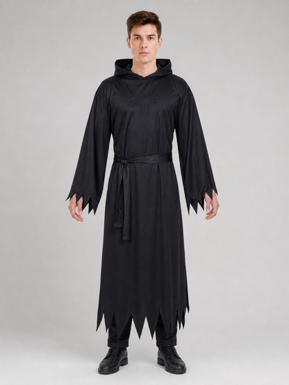 Black Hooded Ghost Halloween Costume