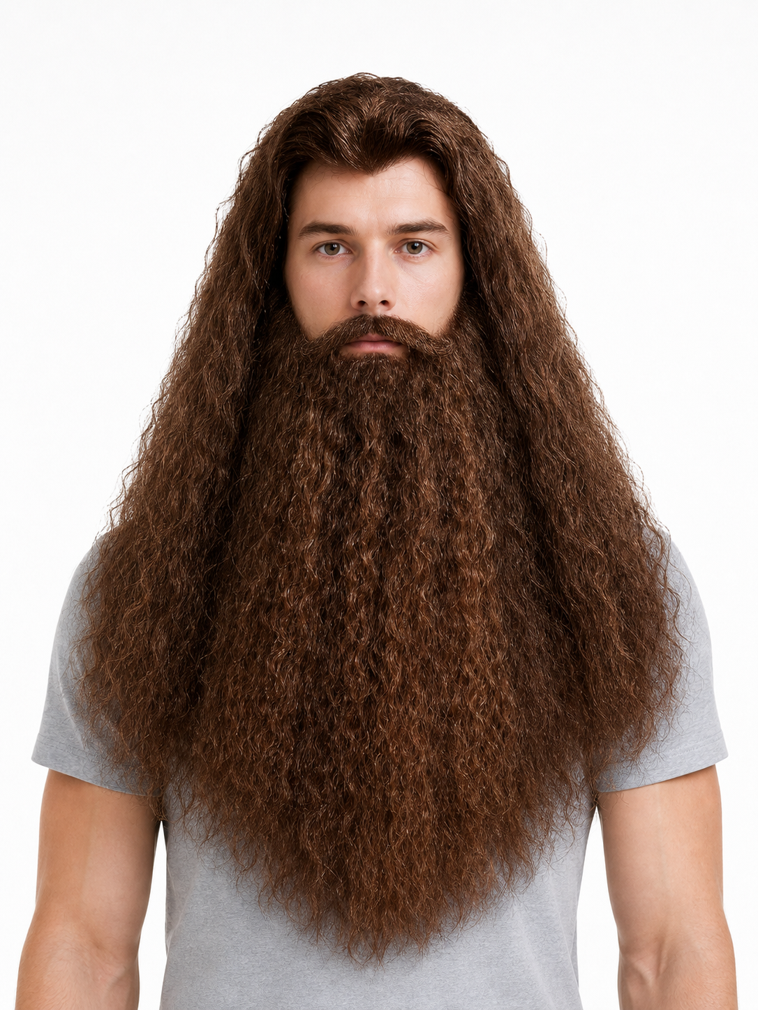 Wizard Costume Wig and Beard