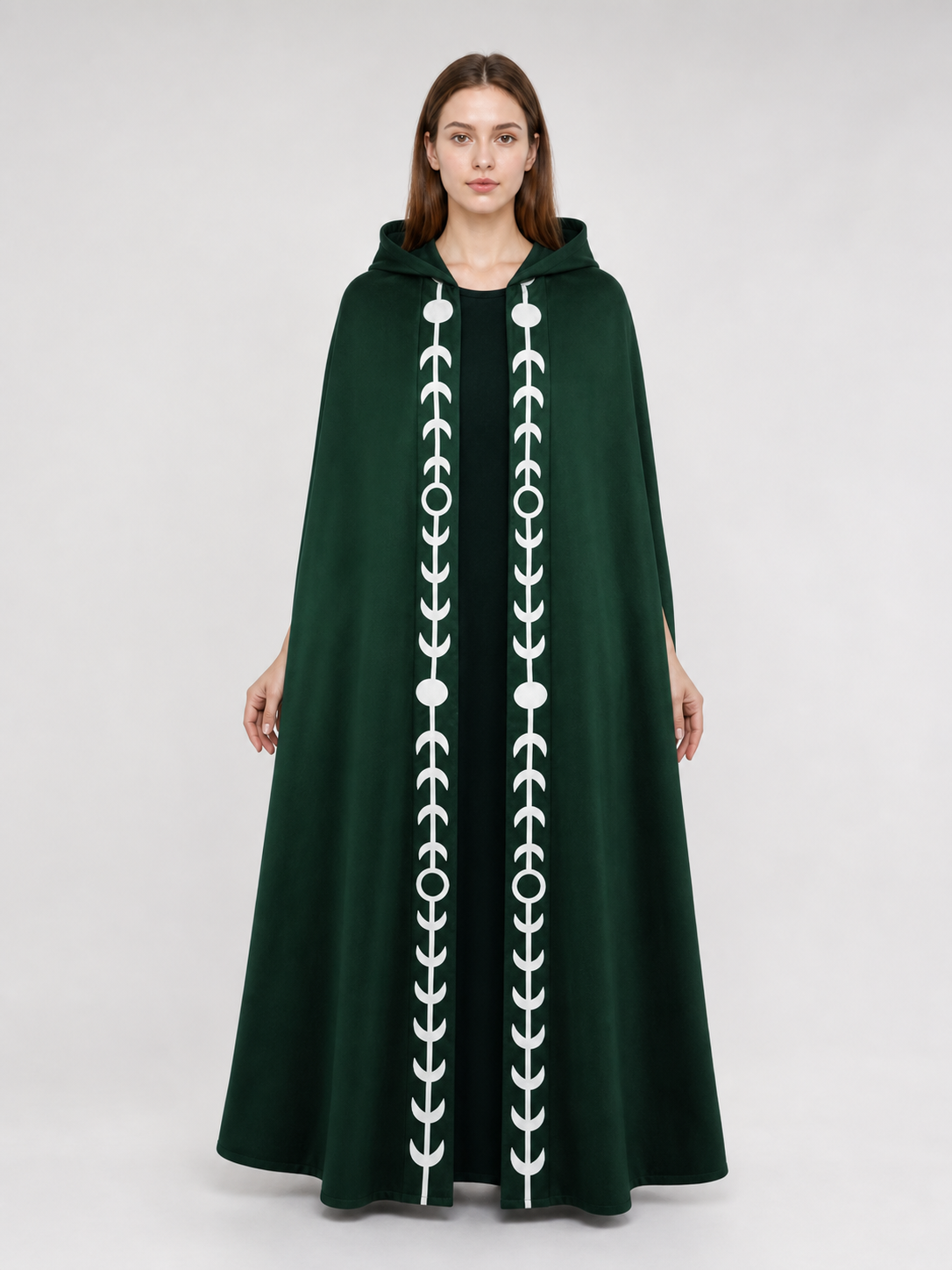 Renaissance-Style Hooded Cloak Cape