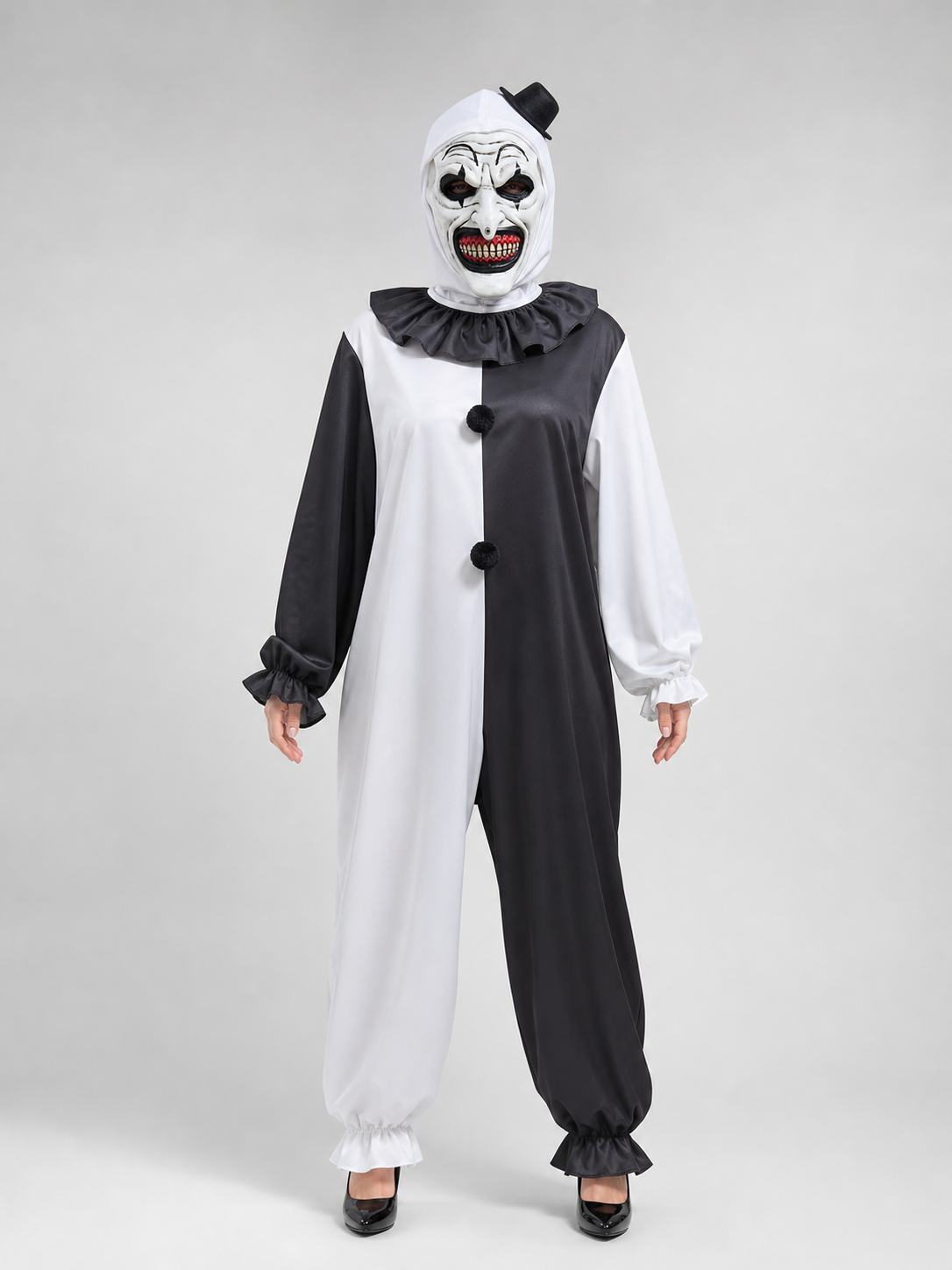 Hooded mask for horror cosplay and Halloween