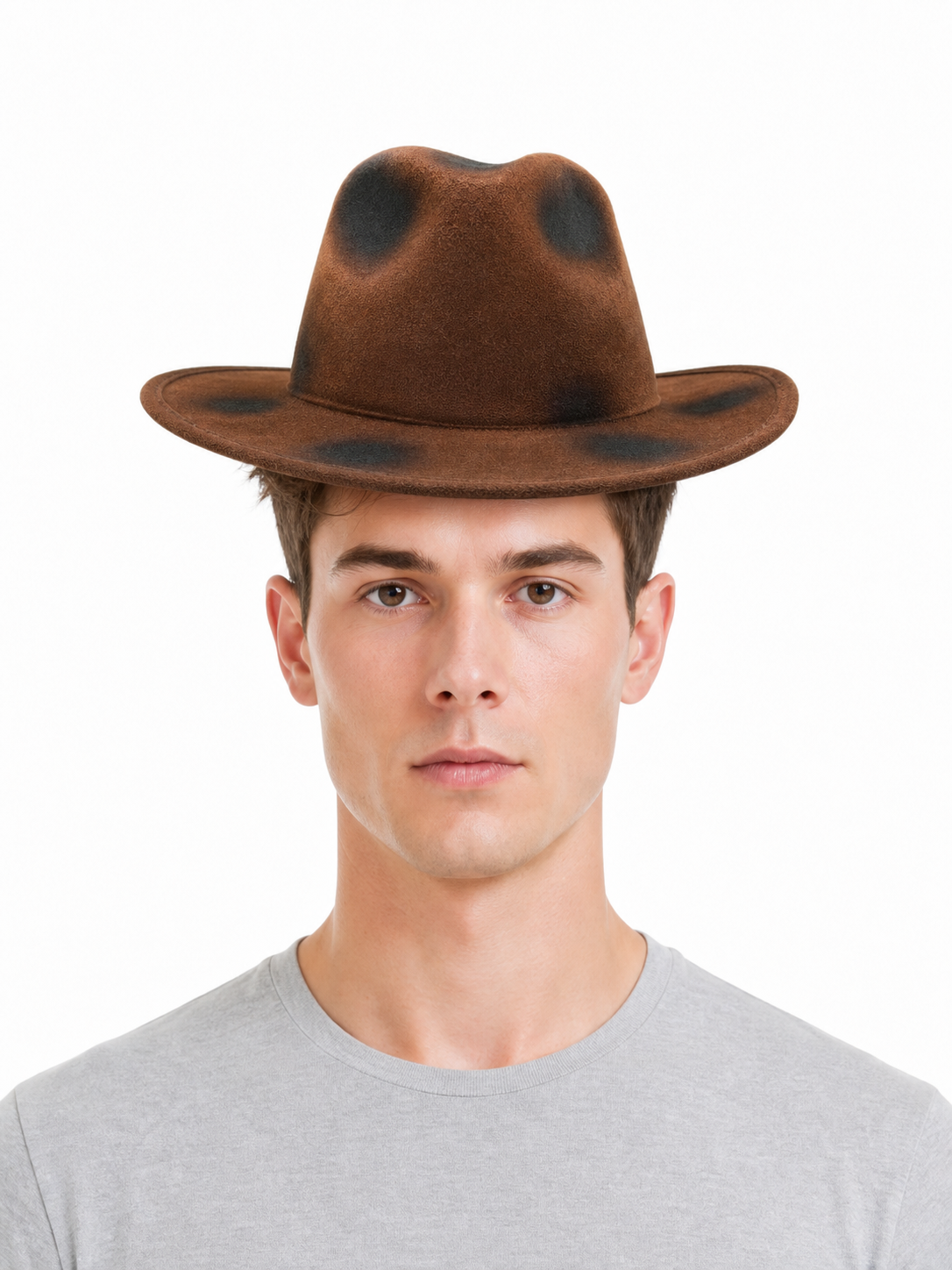 Costume Cowboy Hat with Distressed Effect