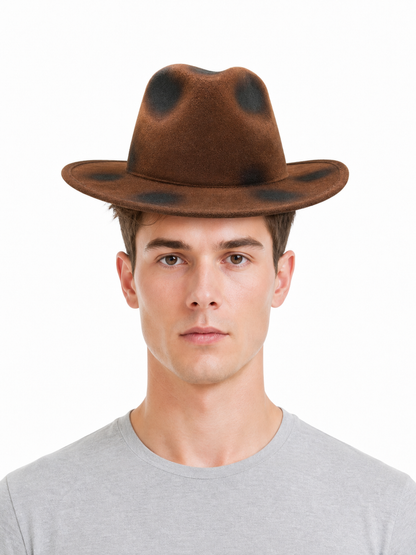 Costume Cowboy Hat with Distressed Effect