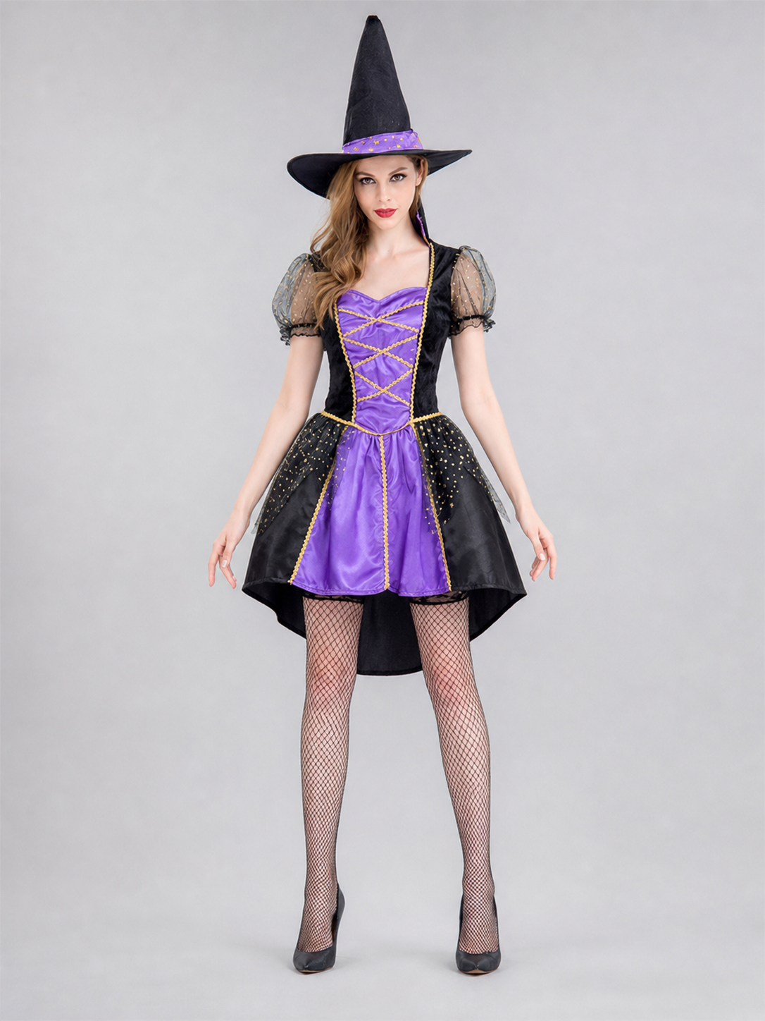 Carnival Costume: Dress and Pointed Hat