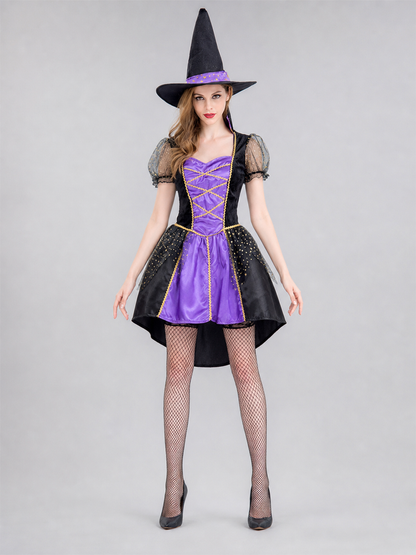 Carnival Costume: Dress and Pointed Hat