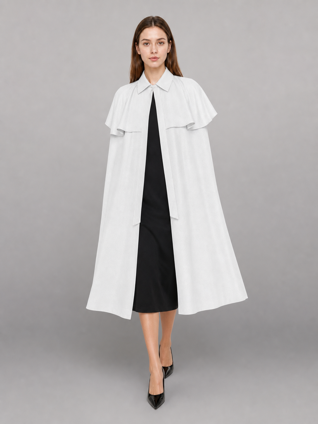 White Costume Cloak, Shirt Dress