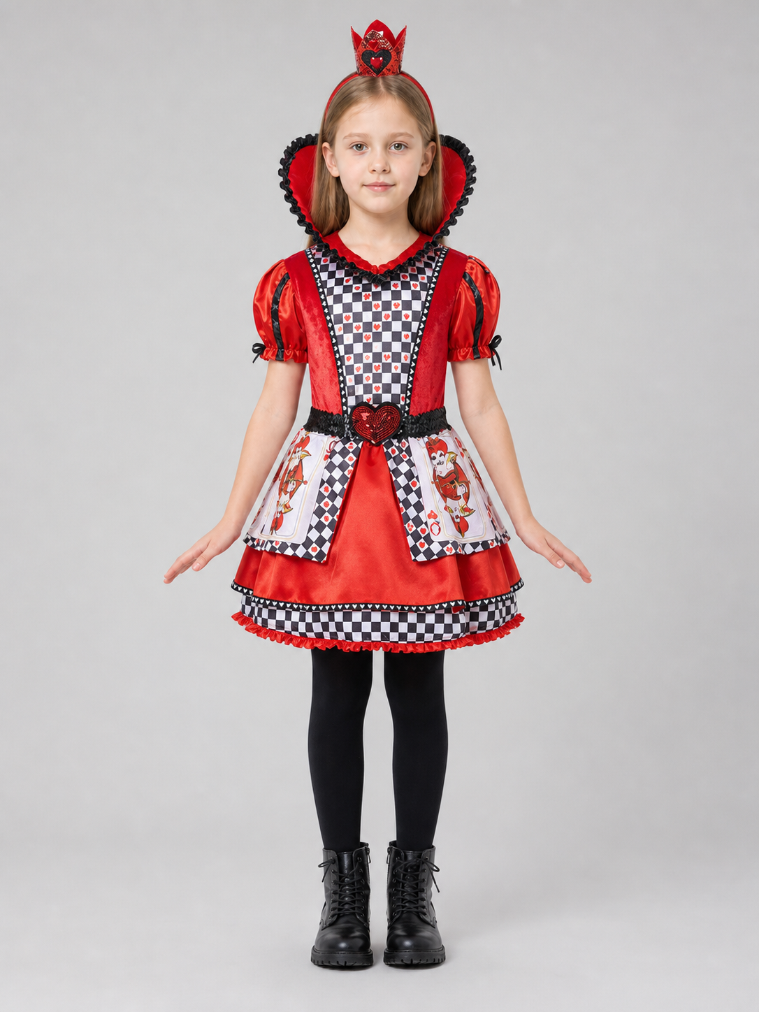 Red Queen Costume with Crown