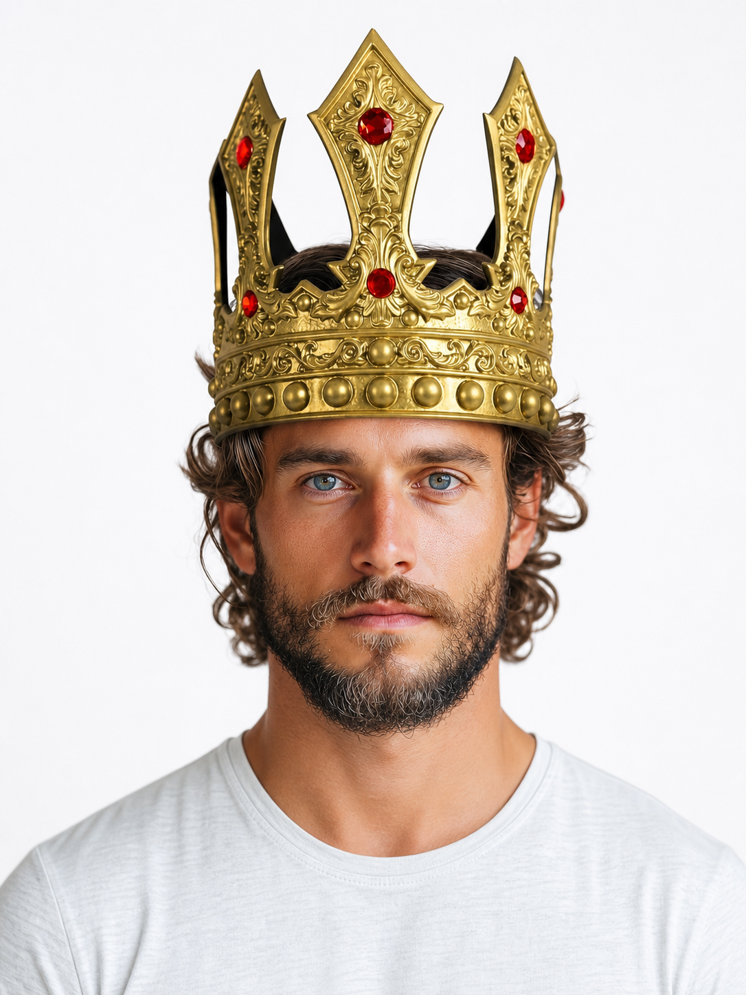 Carnival Crown with Stones and Beads