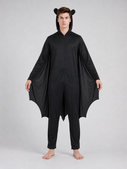 Hooded Bat Costume front view 2