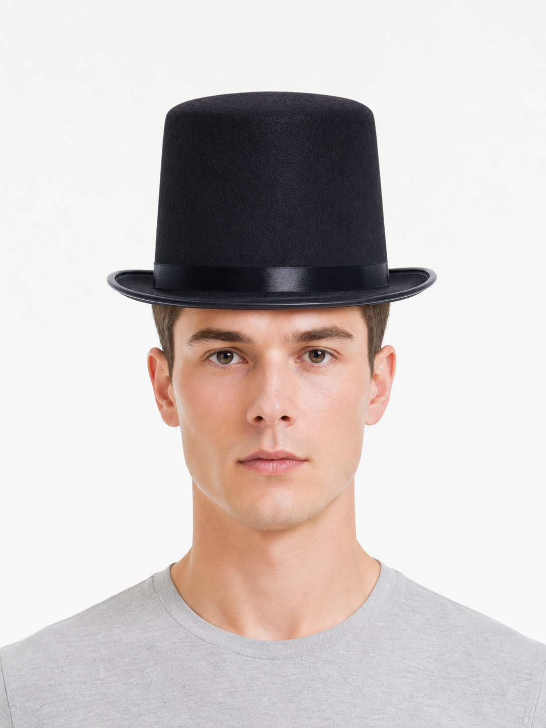Costume fedora hat with a wide brim