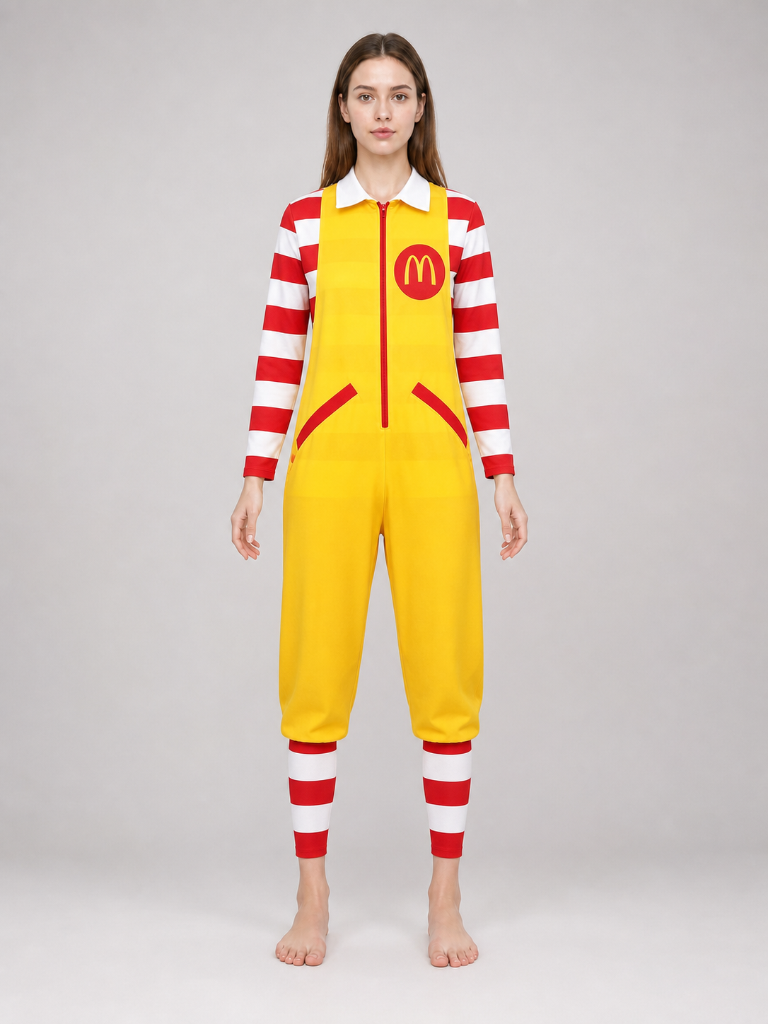 McDonald's Clown Costume: Yellow Jumpsuit