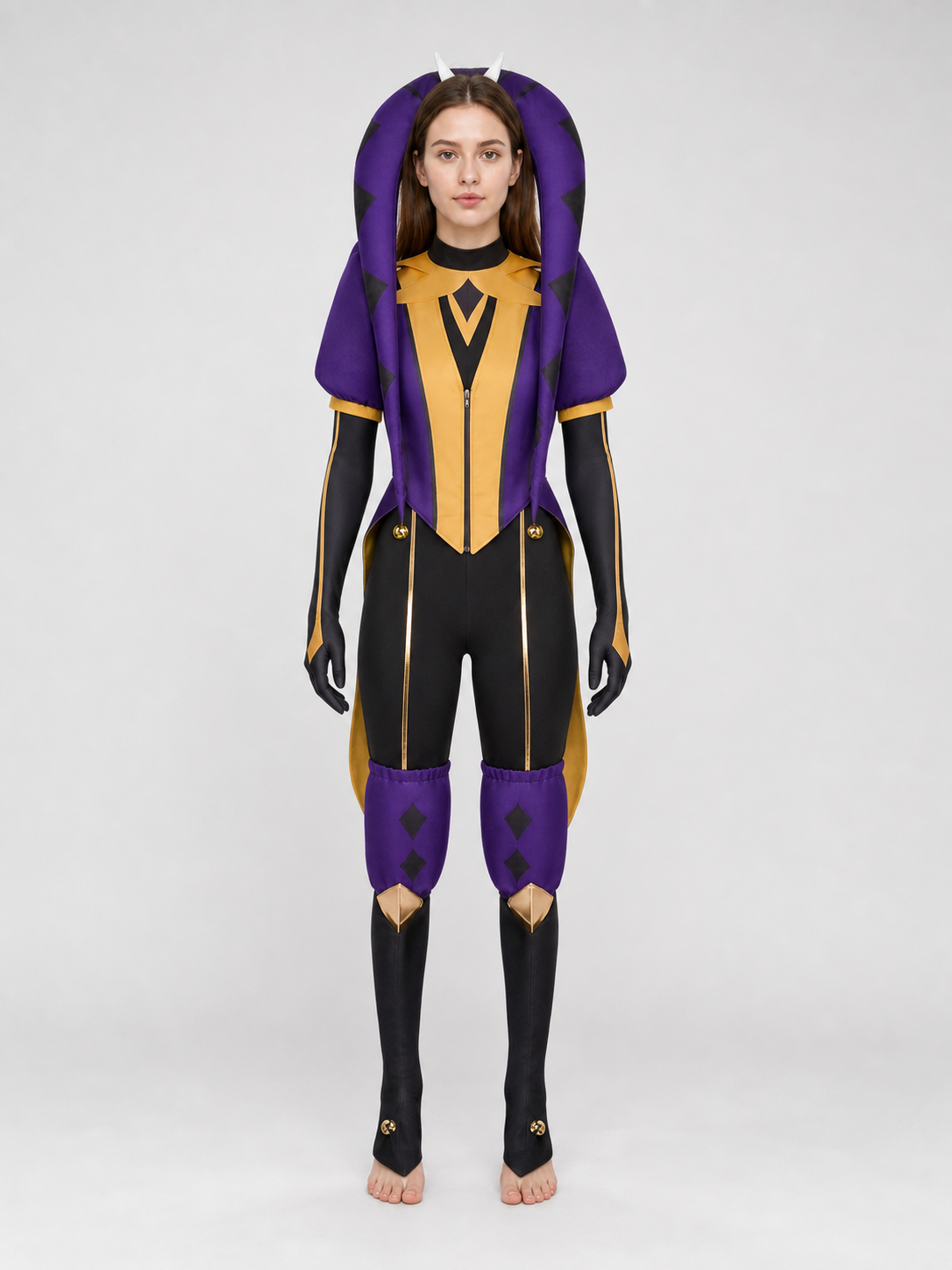 Theatrical Jester-Style Clown Costume