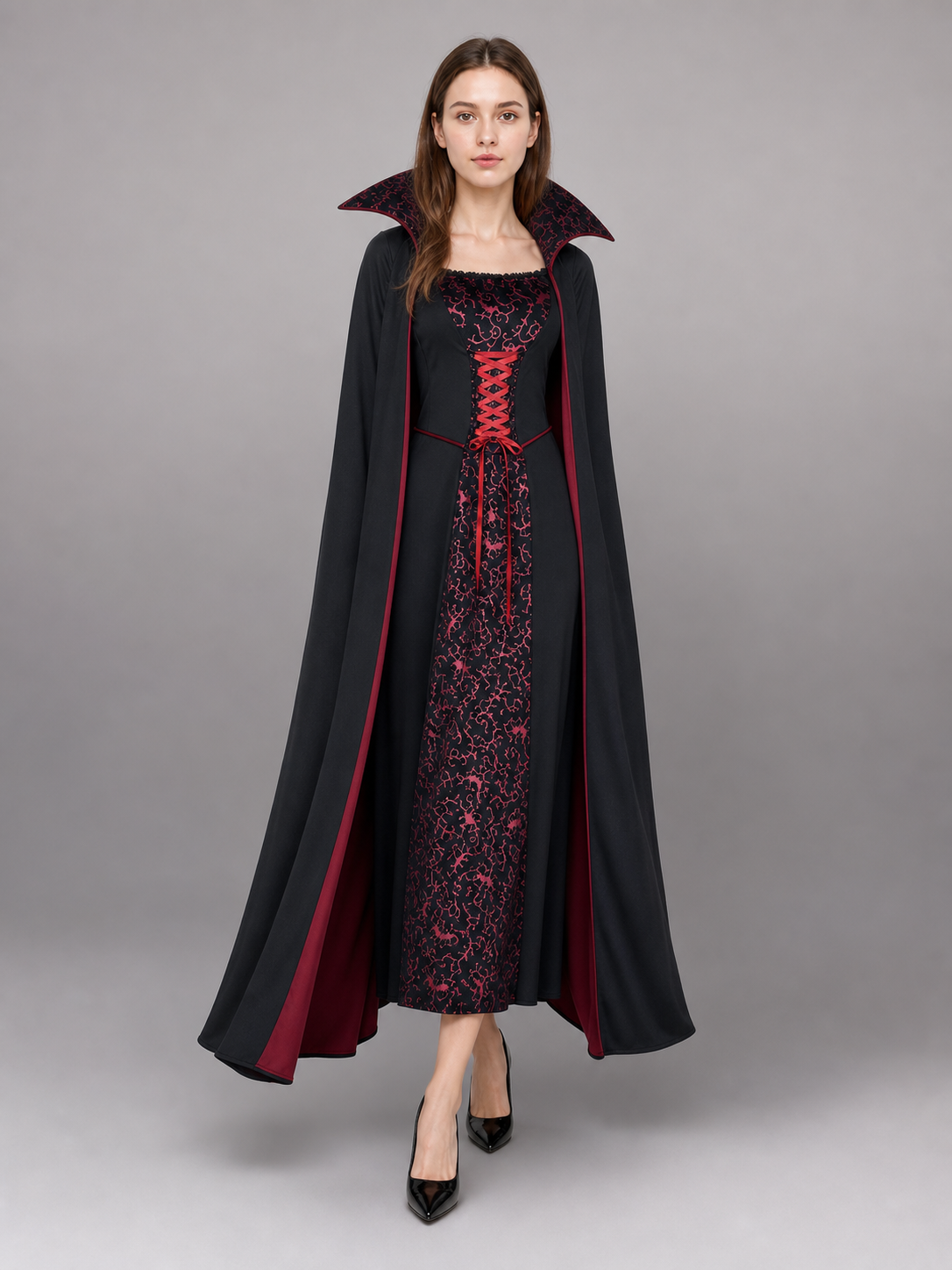 Gothic Witch Cosplay Dress, Halloween