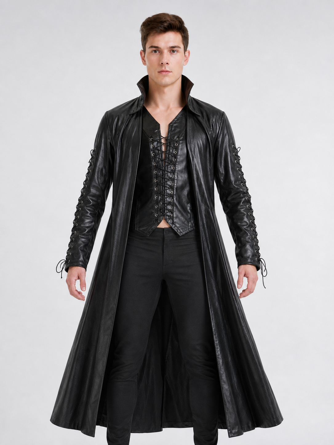 Gothic Vampire Costume: Coat, Vest, and Pants