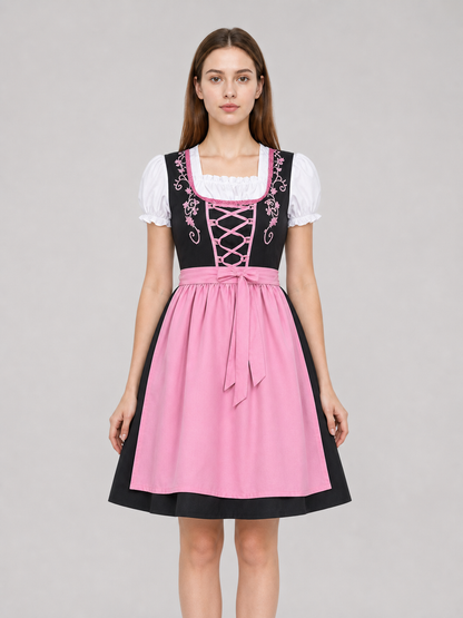 Women's Beer Girl Dress, Bavarian Costume front view