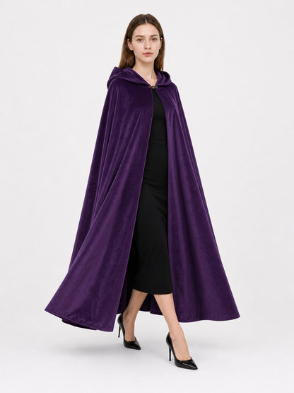 Purple Carnival Cloak with Hood