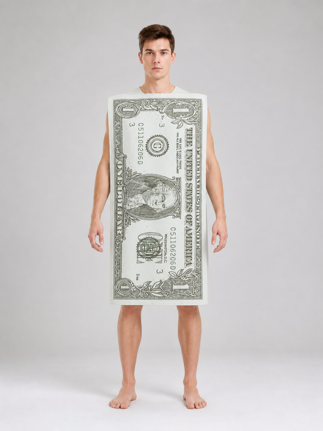 Large Dollar Bill Costume
