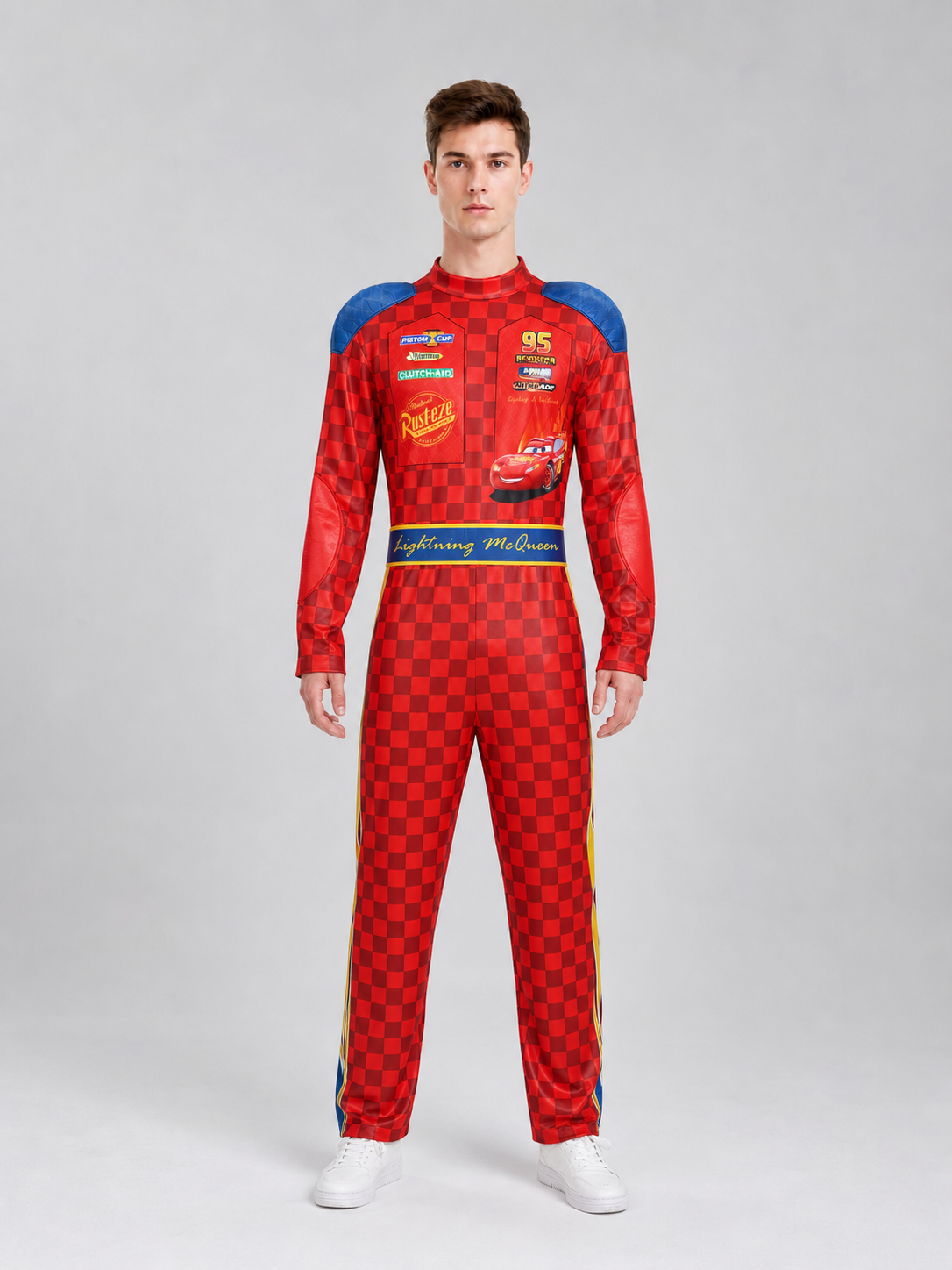 Racing Driver Cosplay Costume: Jumpsuit and Cap
