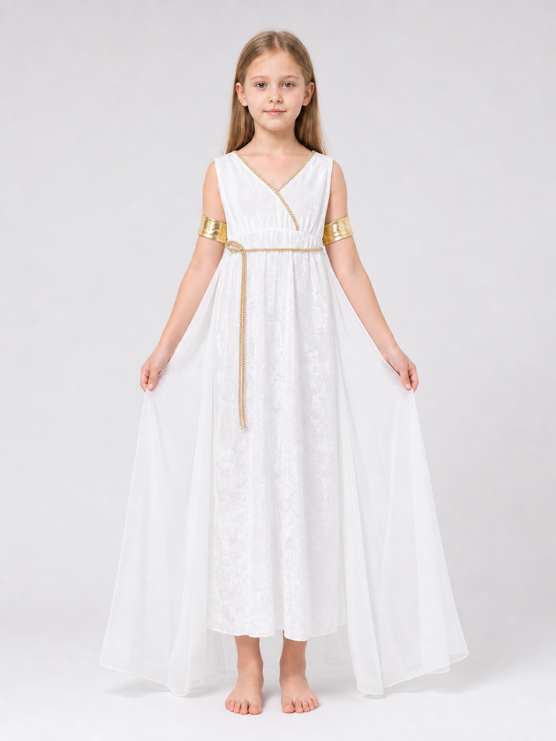 Greek-Style Costume Dress with Accessories