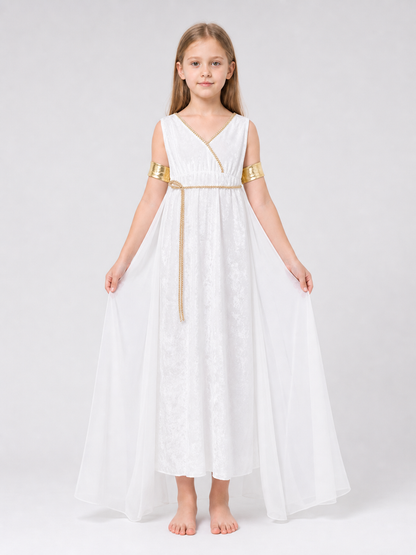 Greek-Style Costume Dress with Accessories