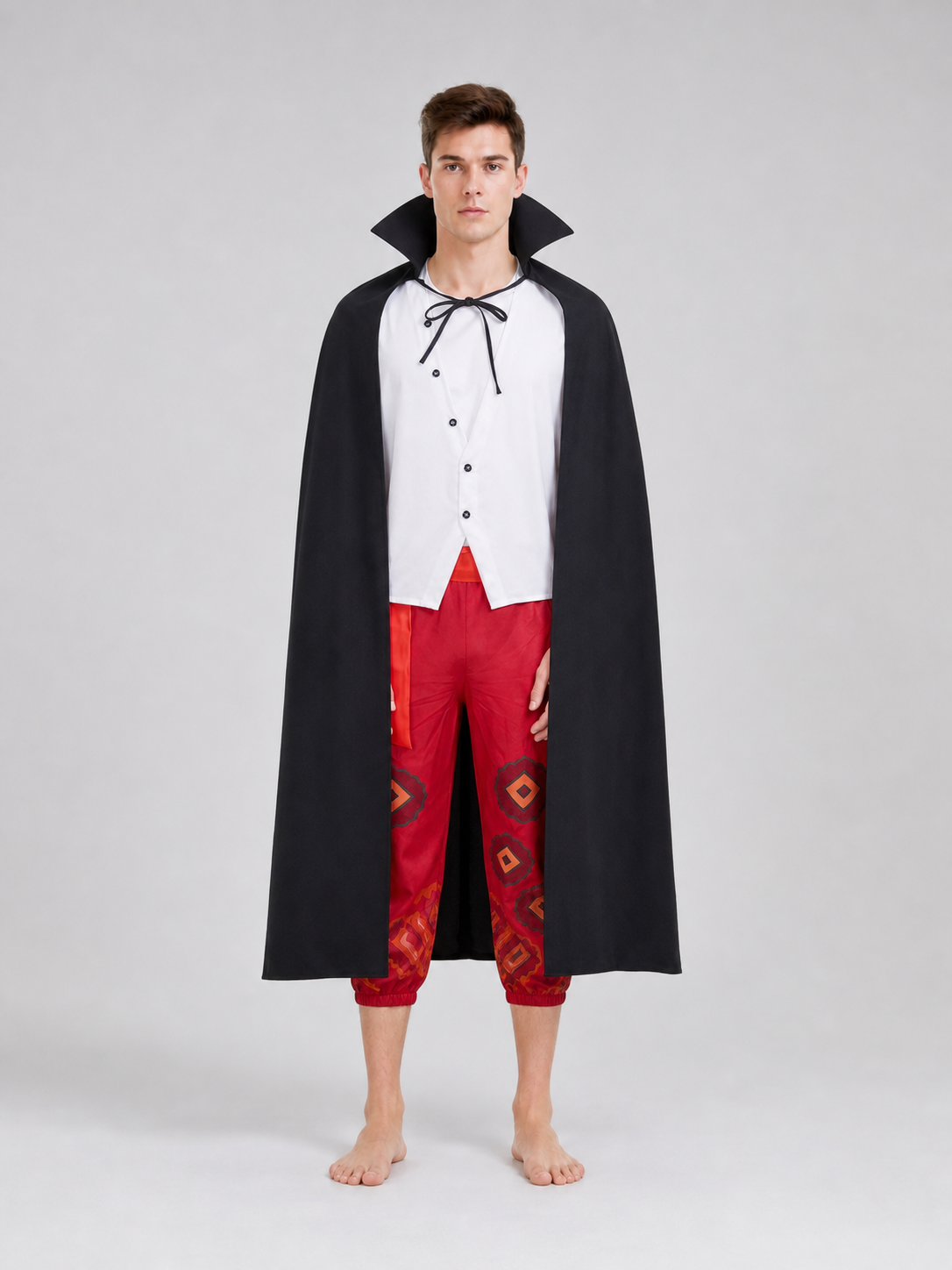 Pirate Cosplay Costume: Cape, Vest, and Pants
