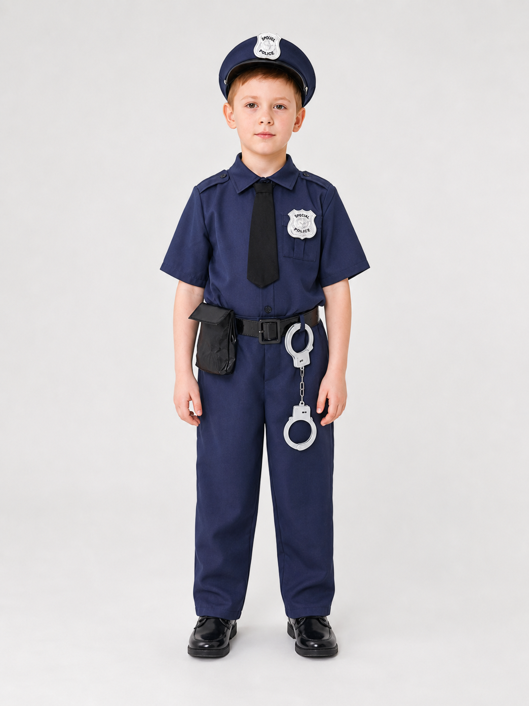 Kids' police costume with accessories
