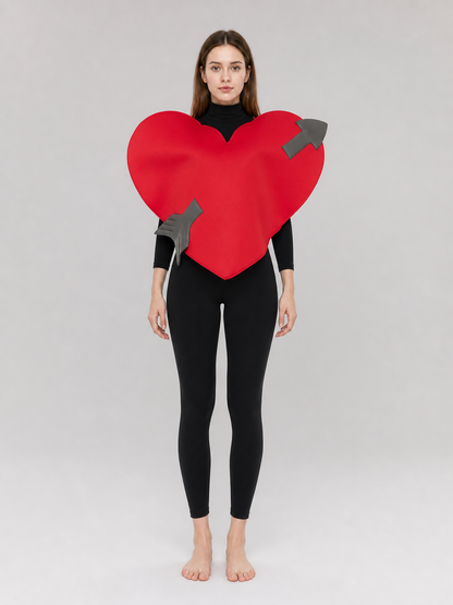 Heart-Shaped Cupid’s Arrow Costume for Parties