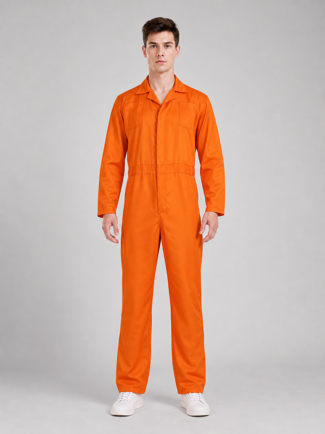 Orange Jumpsuit with Accessories