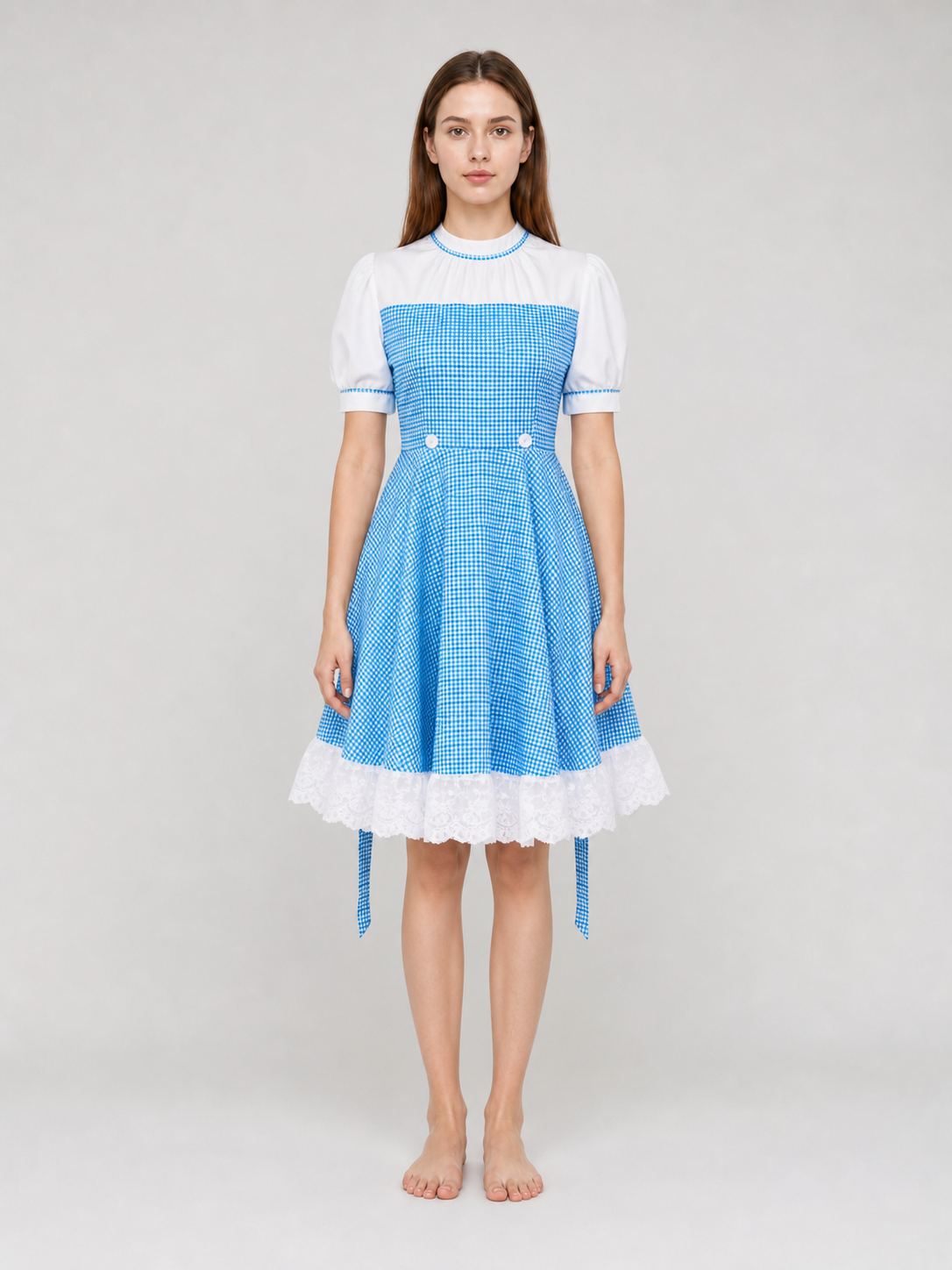 Plaid Dorothy Dress for Cosplay and Stage