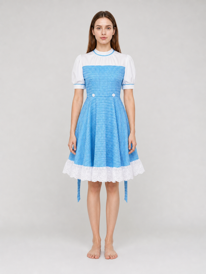 Plaid Dorothy Dress for Cosplay and Stage